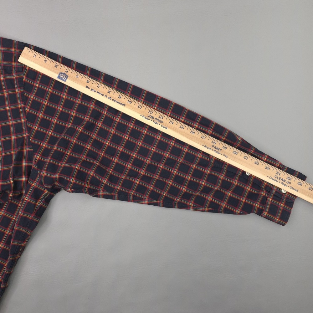 Ralph Lauren Shirt Mens 3XLT Black Plaid Long Sleeve Blake Cotton Button Down - Picture 10 of 11